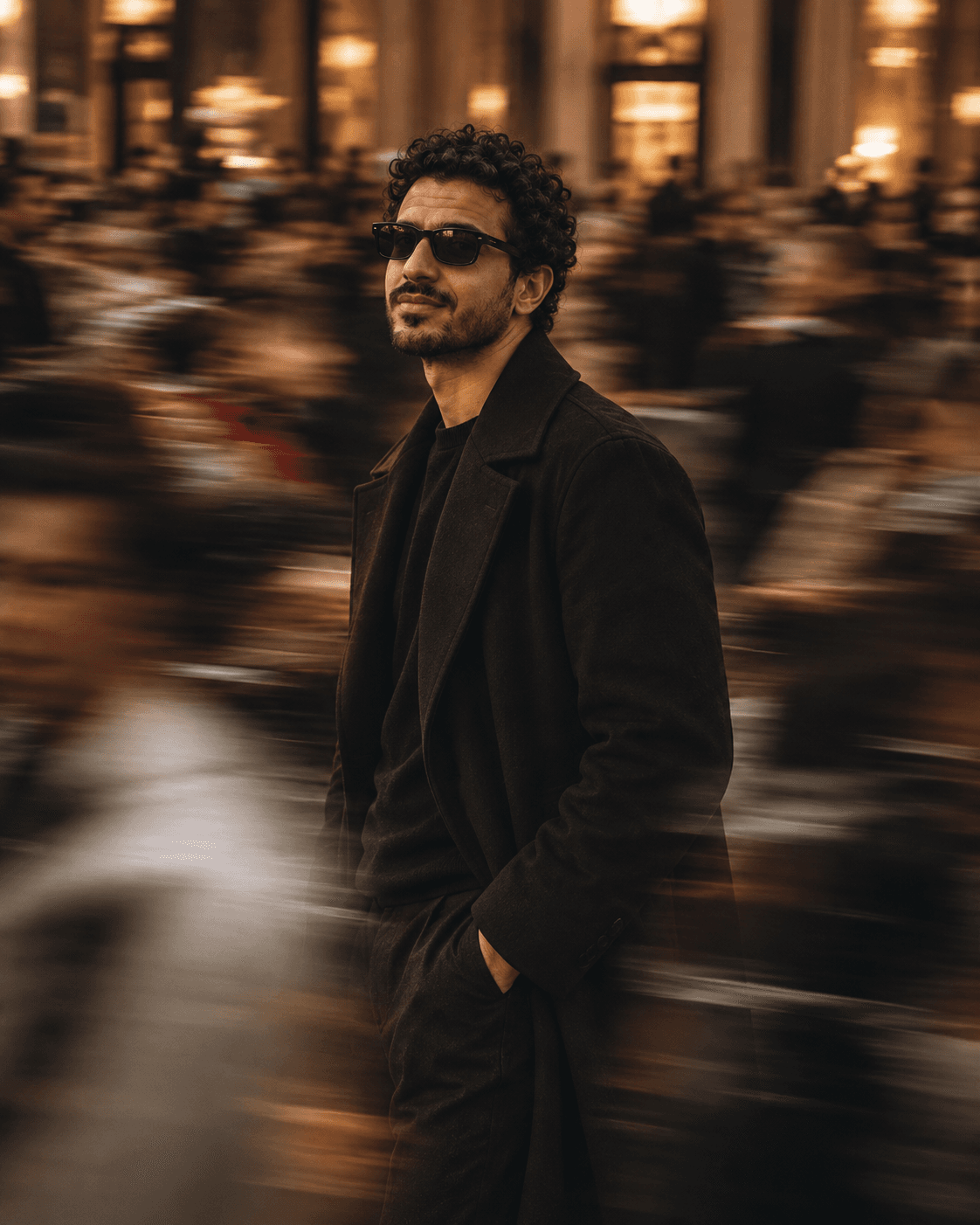 AI result showing Urban Street Fashion AI Photo Prompt for Men