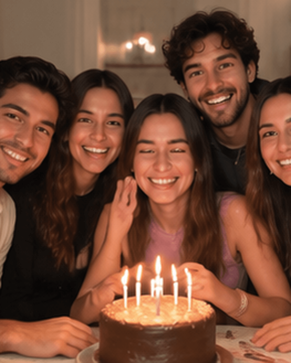 Source photo for Photo Booth Strip AI Photo Prompt (Friends Group)
