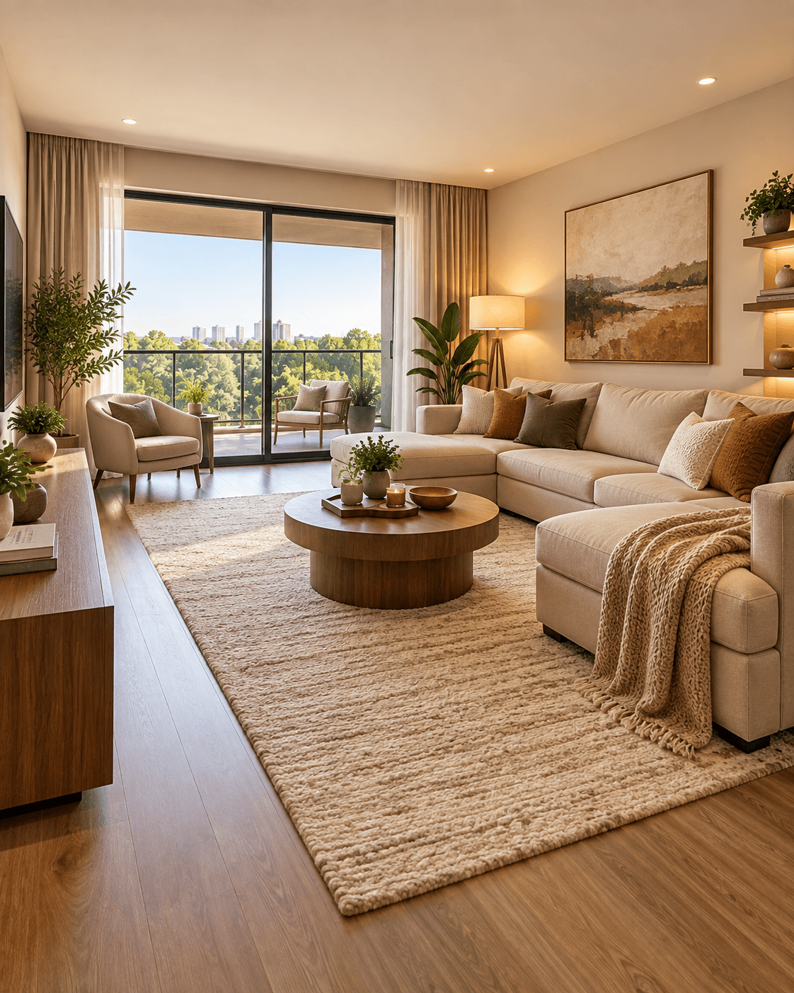 AI result showing Virtual Staging AI Prompt for Empty Rooms