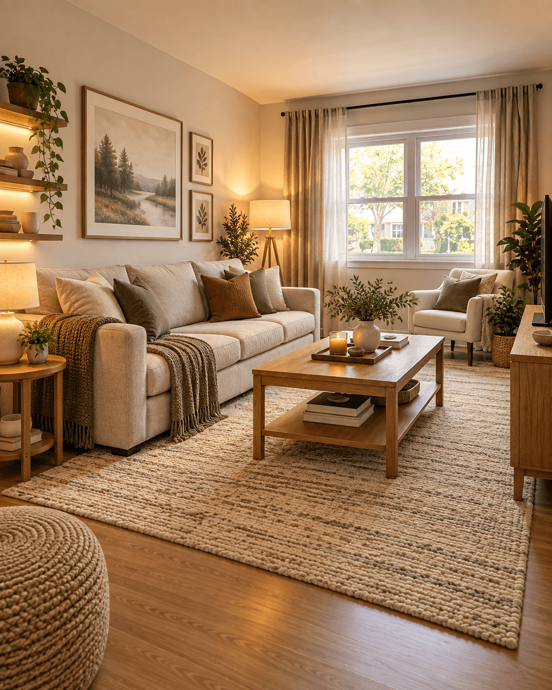 AI result showing Luxury Home Interior Design AI Prompt