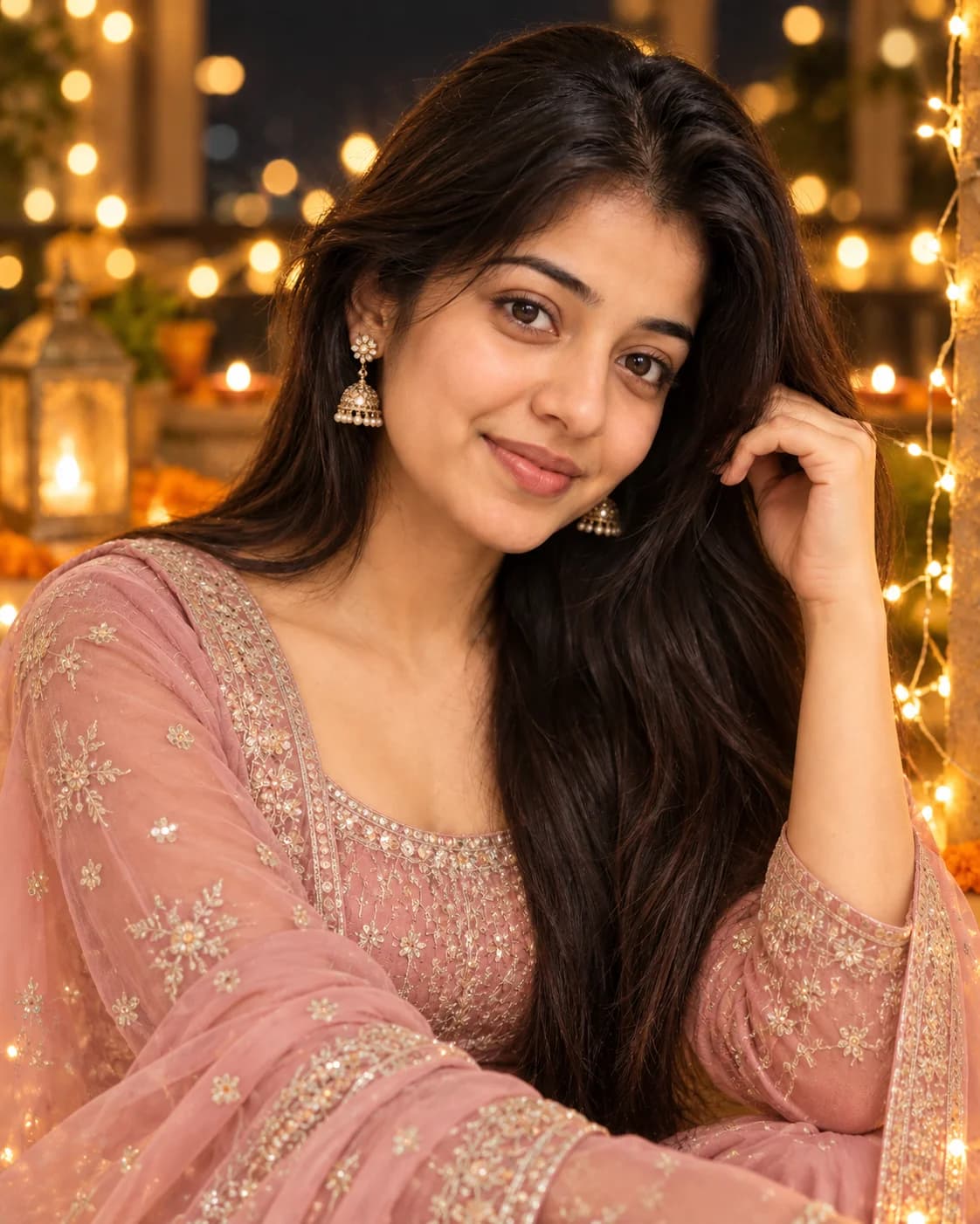Fairy Light Diwali AI Photo Prompt for Girls (Gemini) AI photo result