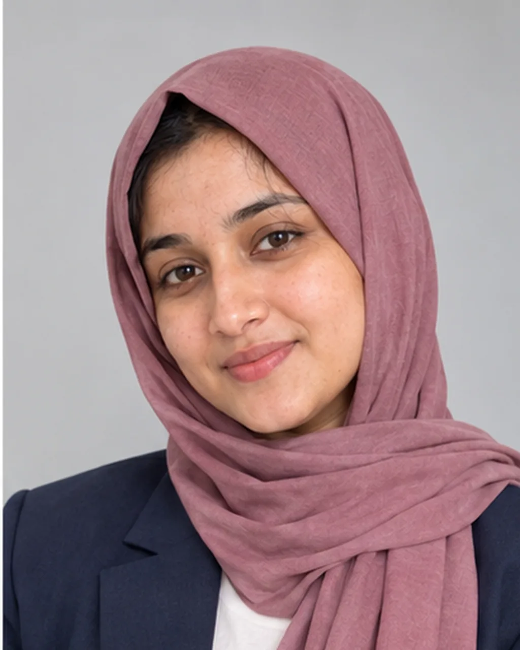 AI result showing Hijab Office LinkedIn Photo Prompt for Gemini (Women)