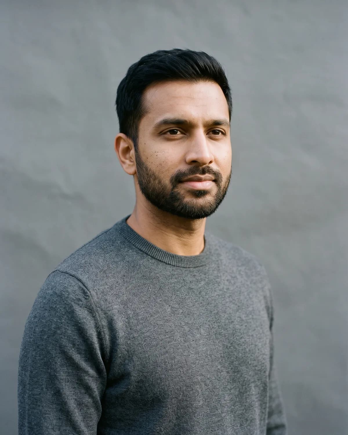 AI-generated source portrait for Men Suit Photoshoot AI Photo Prompt (Fashion).