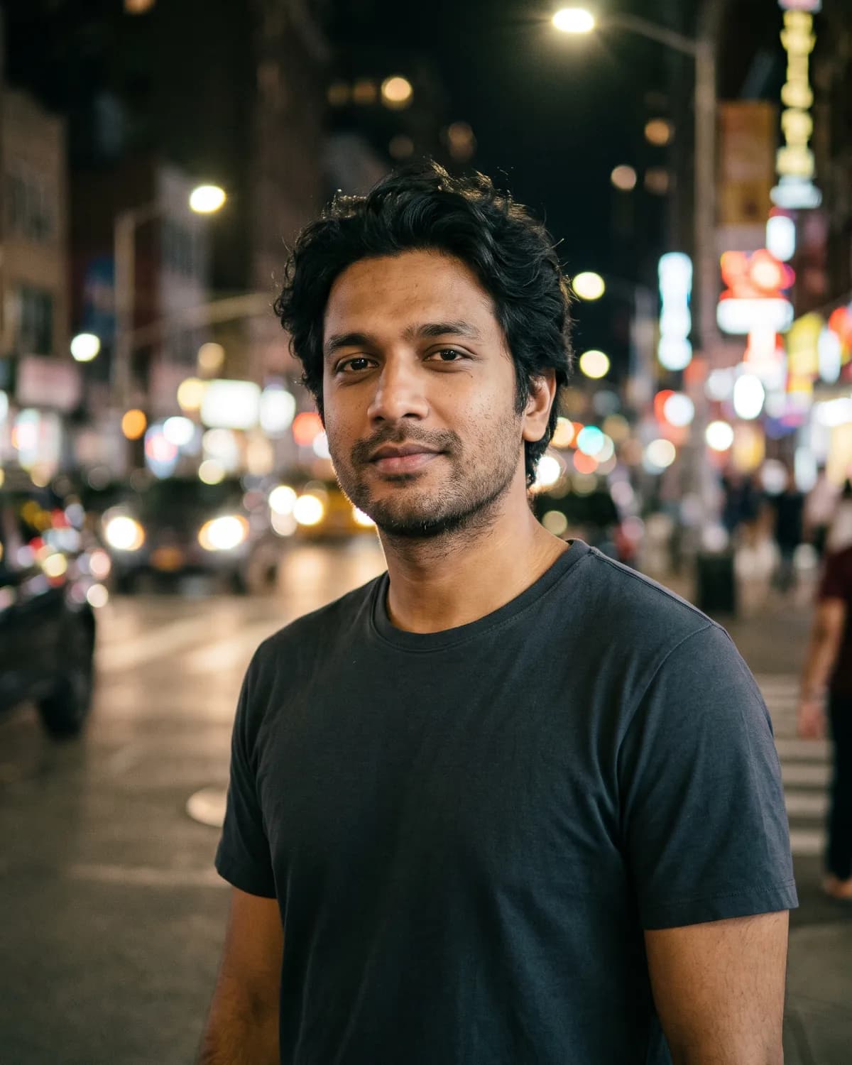 AI-generated source portrait for Cinematic Night Luxury Lifestyle AI Photo Prompt.