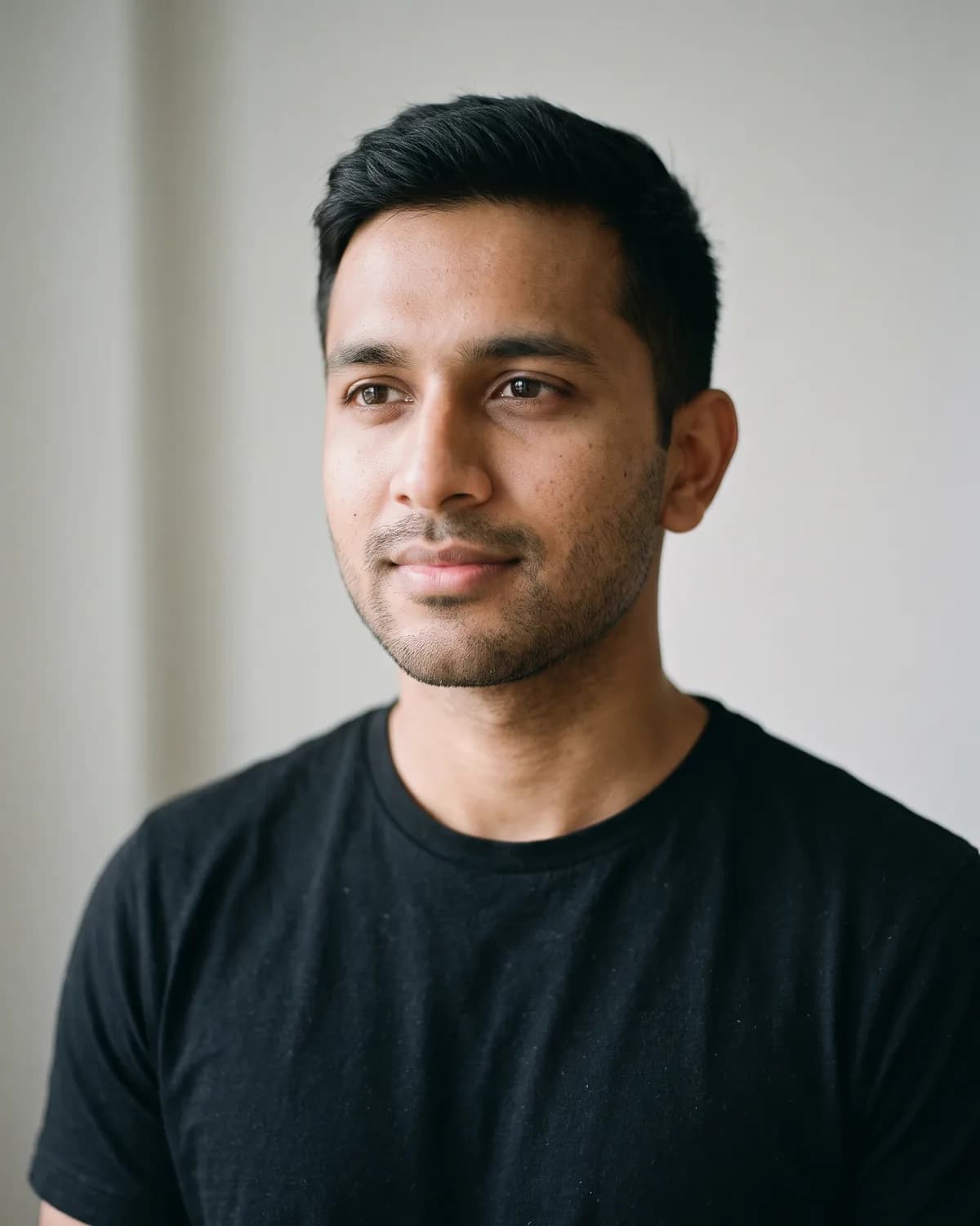 AI-generated source portrait for Solo Luxury Editorial Magazine AI Photo Prompt.