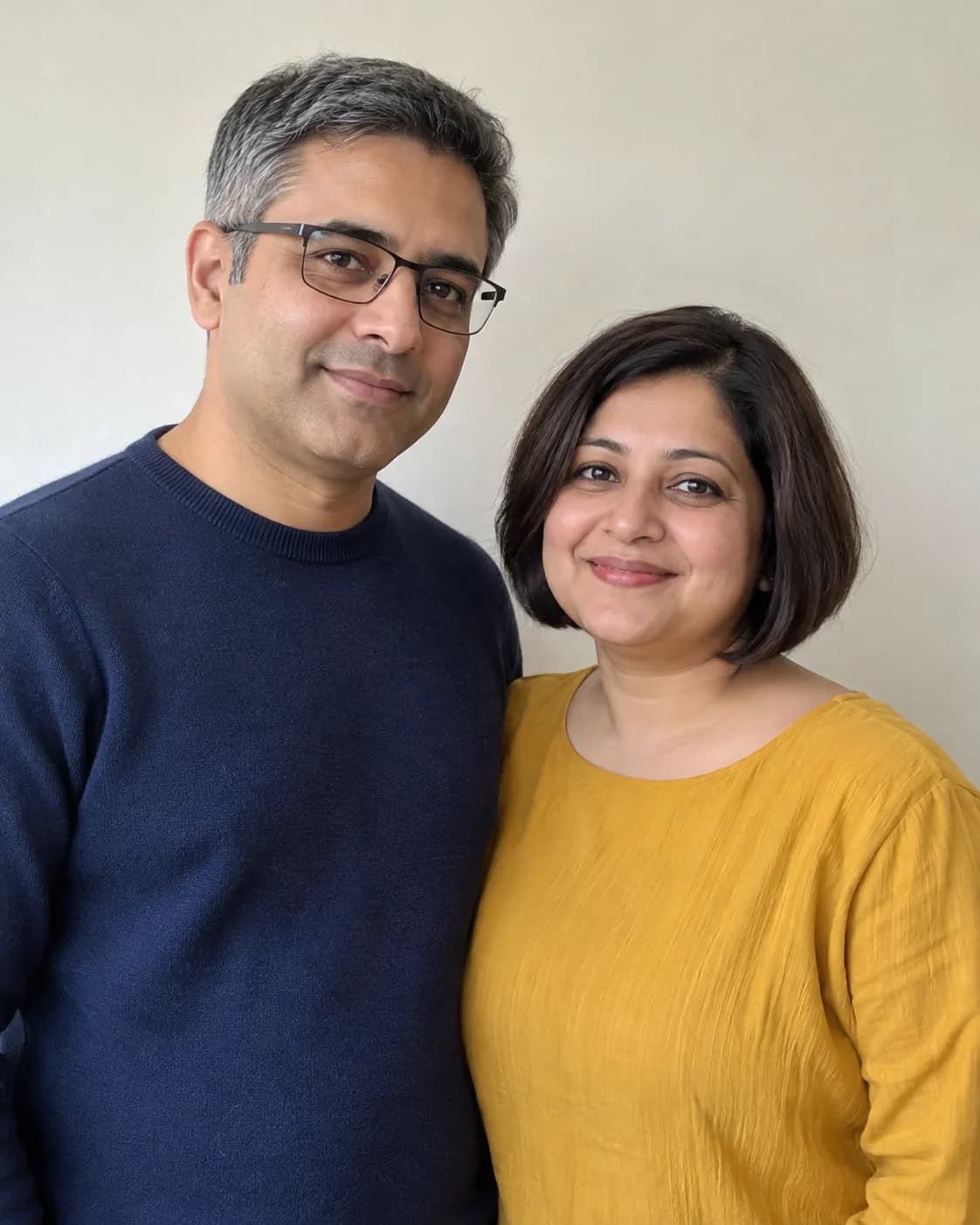 Source photo for Retro Bollywood Poster Couple AI Photo Prompt (80s)
